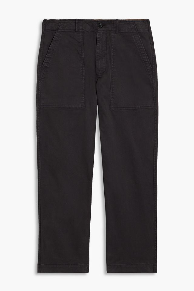Cotton-blend twill chinos