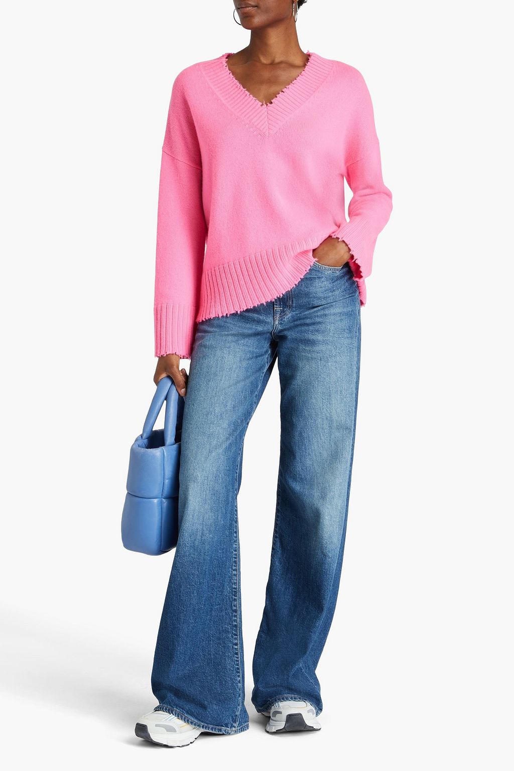 AUTUMN CASHMERE Distressed cashmere sweater