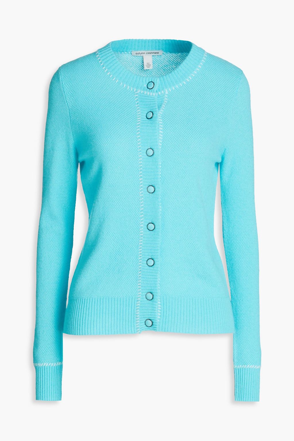 AUTUMN CASHMERE Belize waffle knit cashmere cardigan THE OUTNET