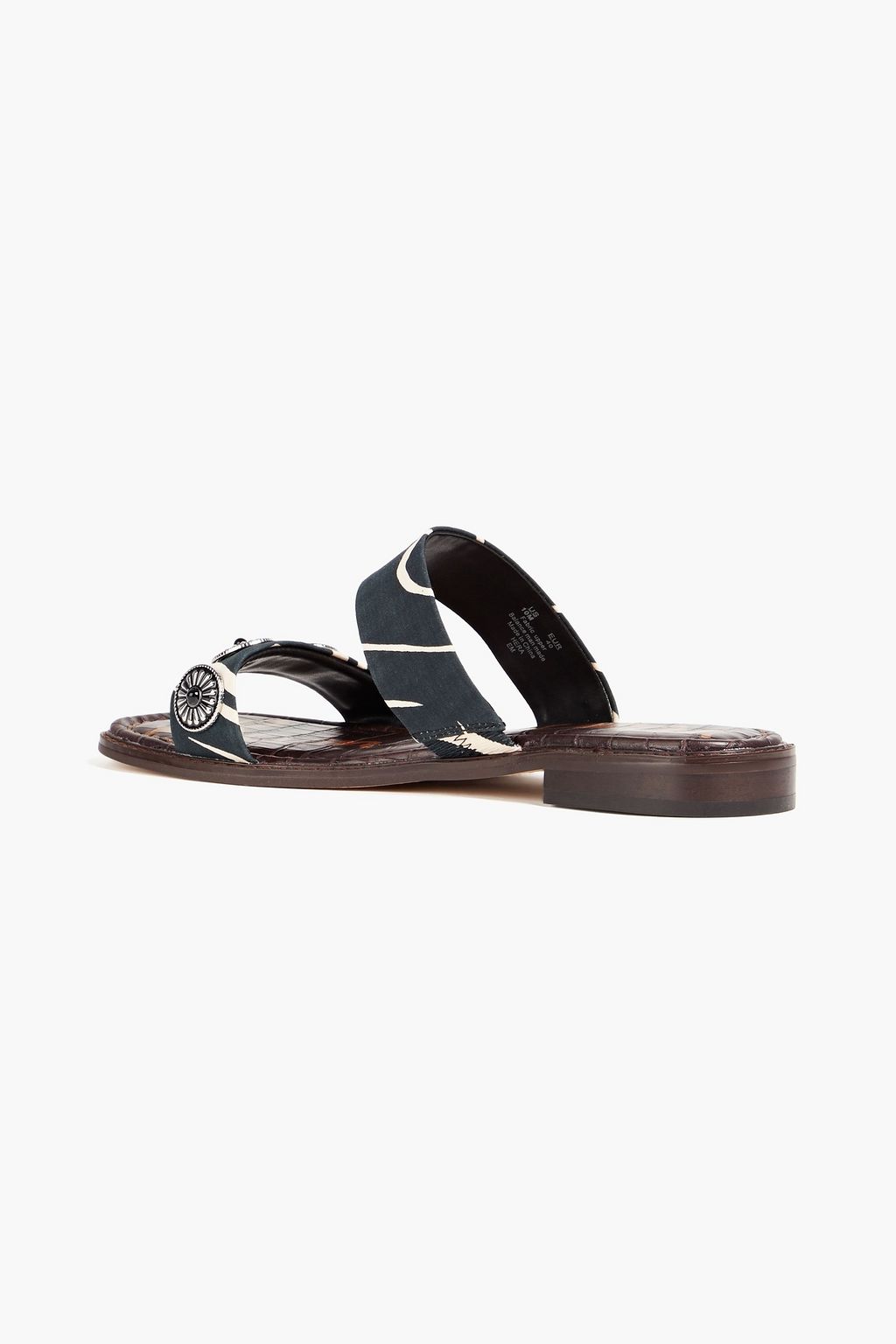 SAM EDELMAN صندل «هيرا» من القطن مزين بزخارف وطبعات