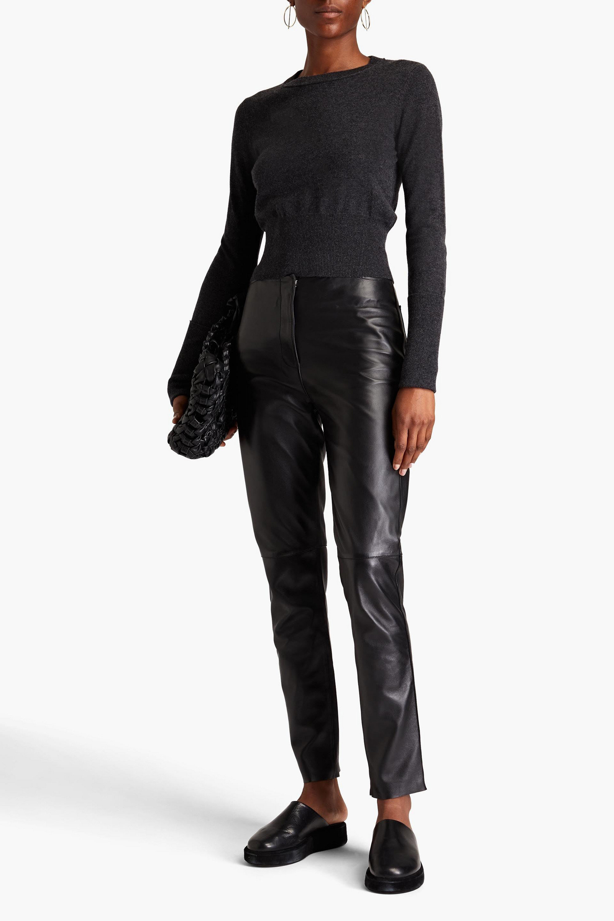 Autumn Cashmere Cropped cashmere sweater