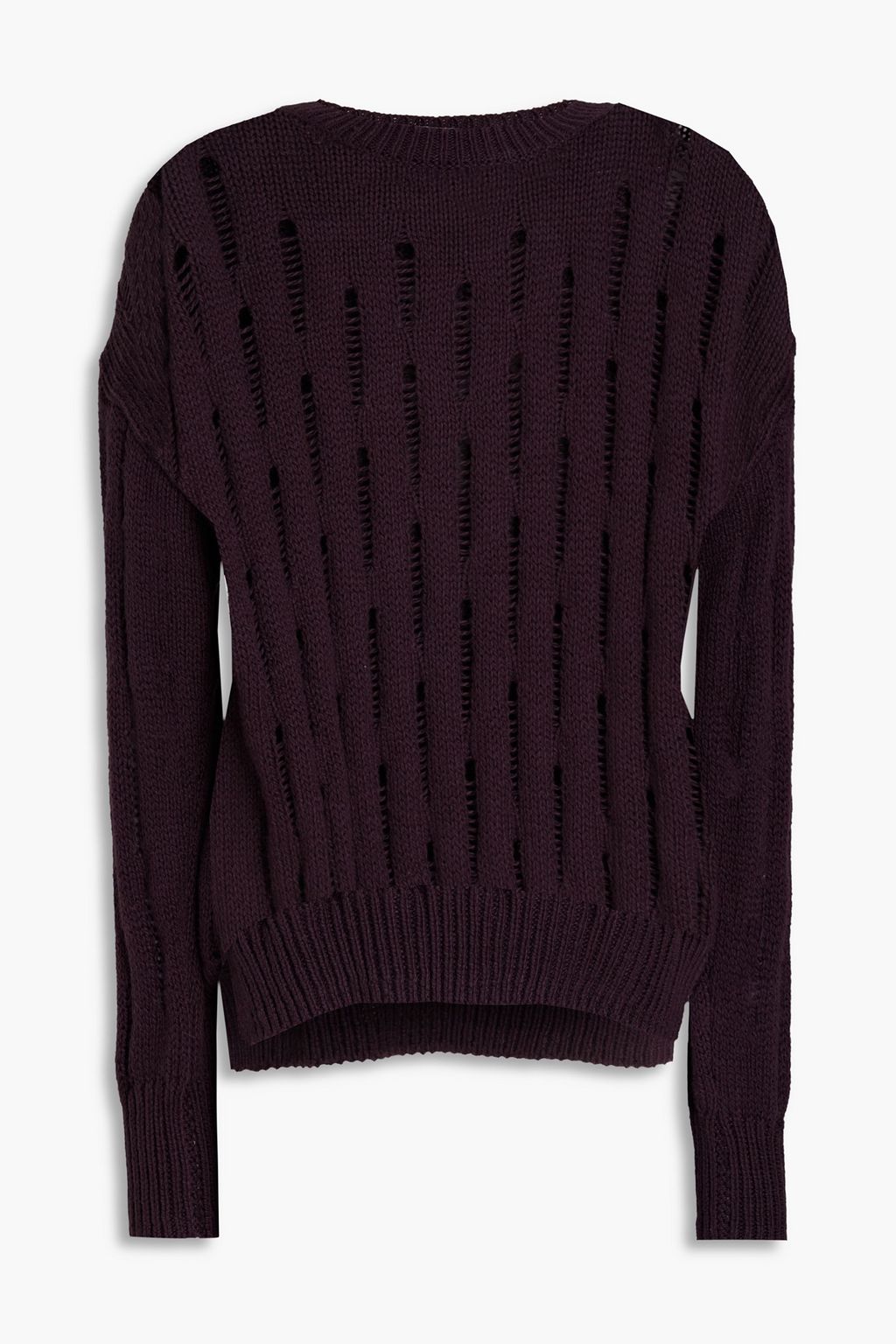 COTTON BY AUTUMN CASHMERE Open knit cotton sweater THE OUTNET