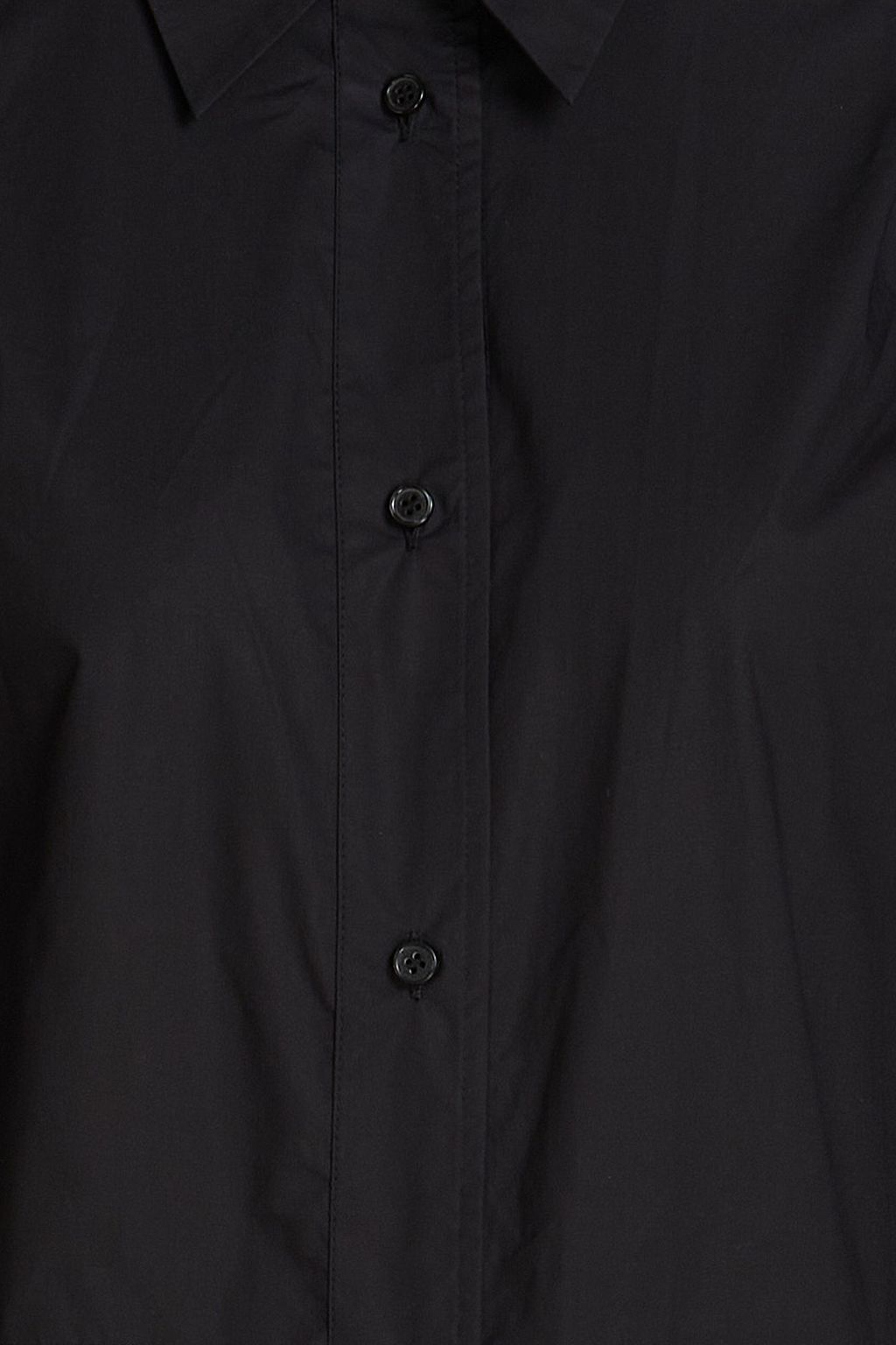 BY MALENE BIRGER Tappasa piqué-trimmed cotton-poplin midi shirt dress