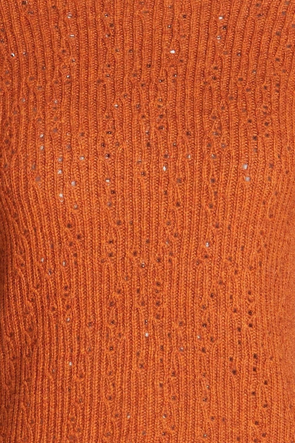 AUTUMN CASHMERE Pointelle-knit cashmere sweater