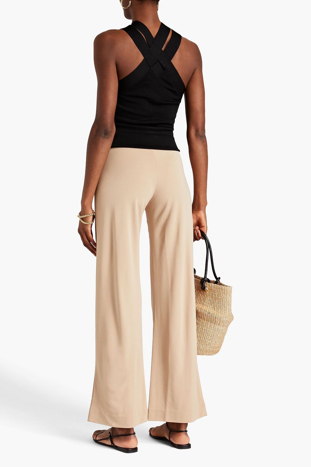 BY MALENE BIRGER Milah jersey wide-leg pants