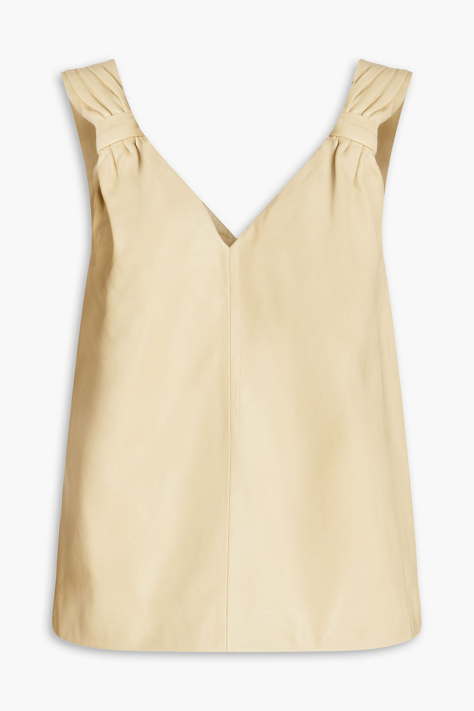 By Malene Birger - Arasima knotted leather tank - Neutral - DE 40