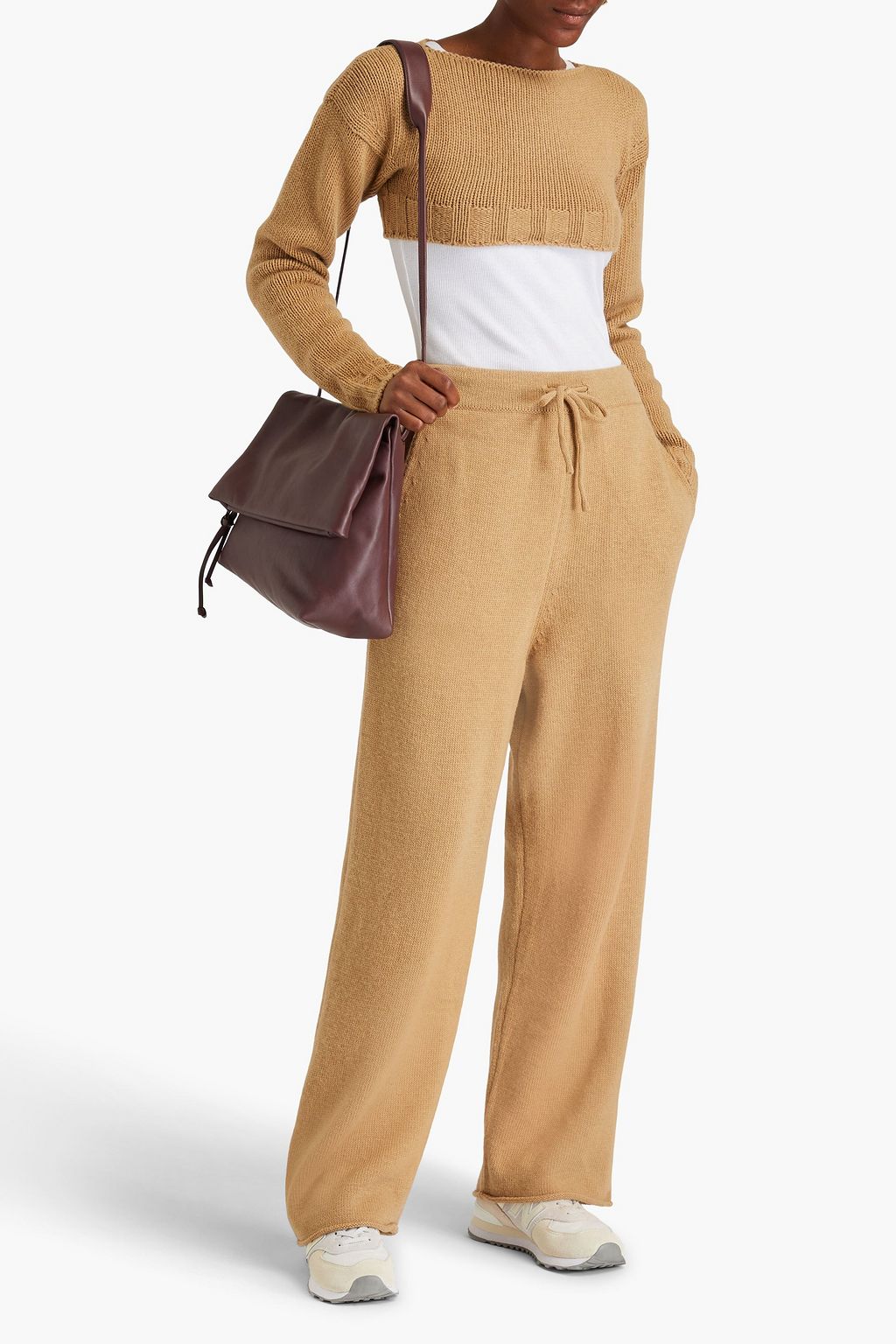 LE 17 SEPTEMBRE Knitted track pants