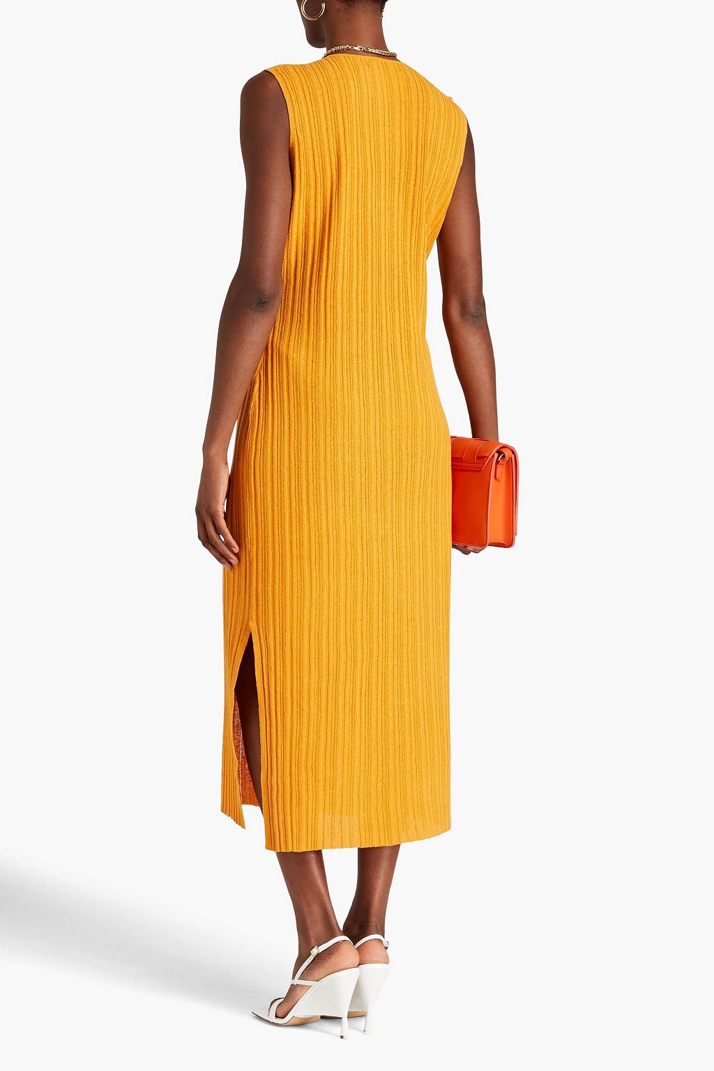 BY MALENE BIRGER Isole ribbed-knit midi dress