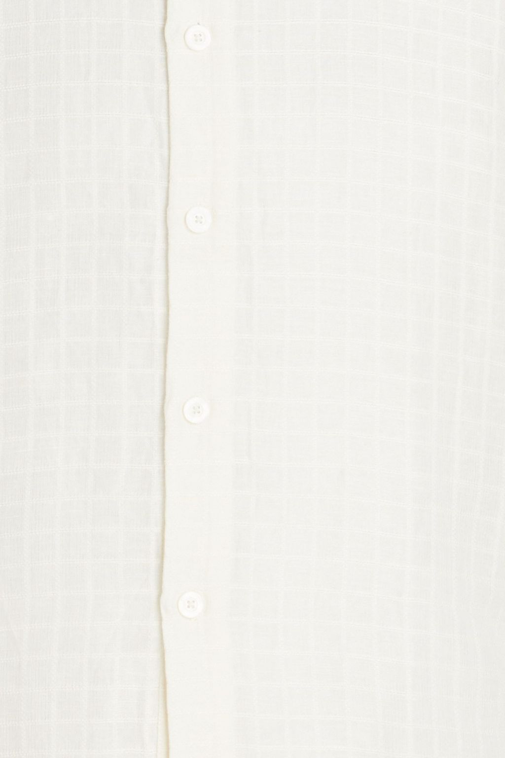 SMR DAYS Tulum Hemd aus Jacquard aus einer Leinen-Baumwollmischung