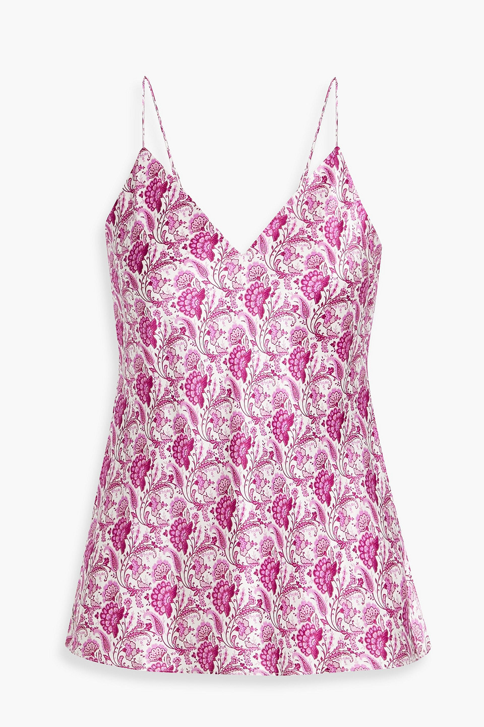 Cami NYC Raine printed silk-charmeuse camisole