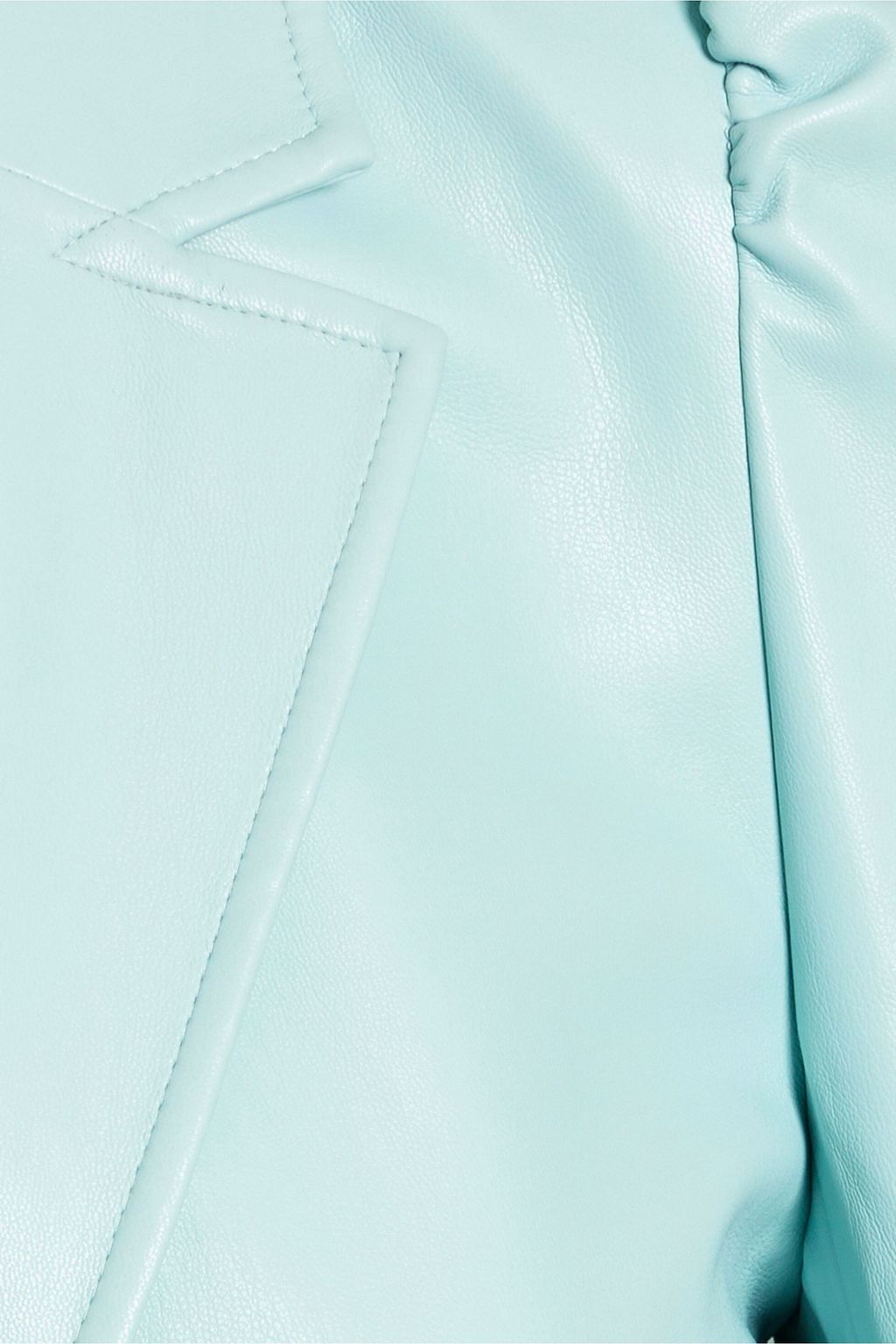 CAMI NYC Aliette cropped faux leather blazer