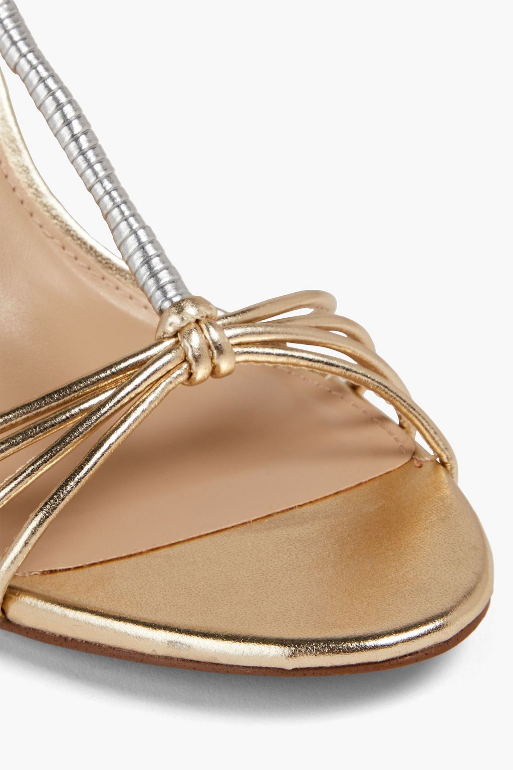 SAM EDELMAN صندل «صفية» من الجلد الصناعي بلون ميتاليك من لونين
