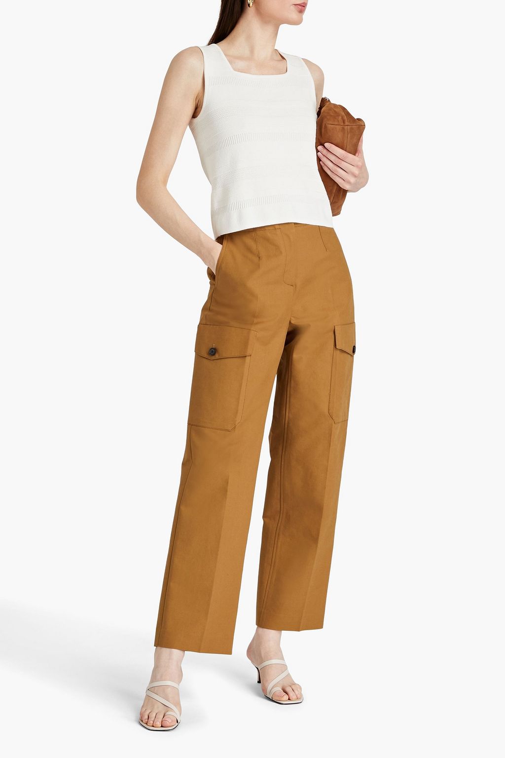 LVIR Cotton straight-leg pants