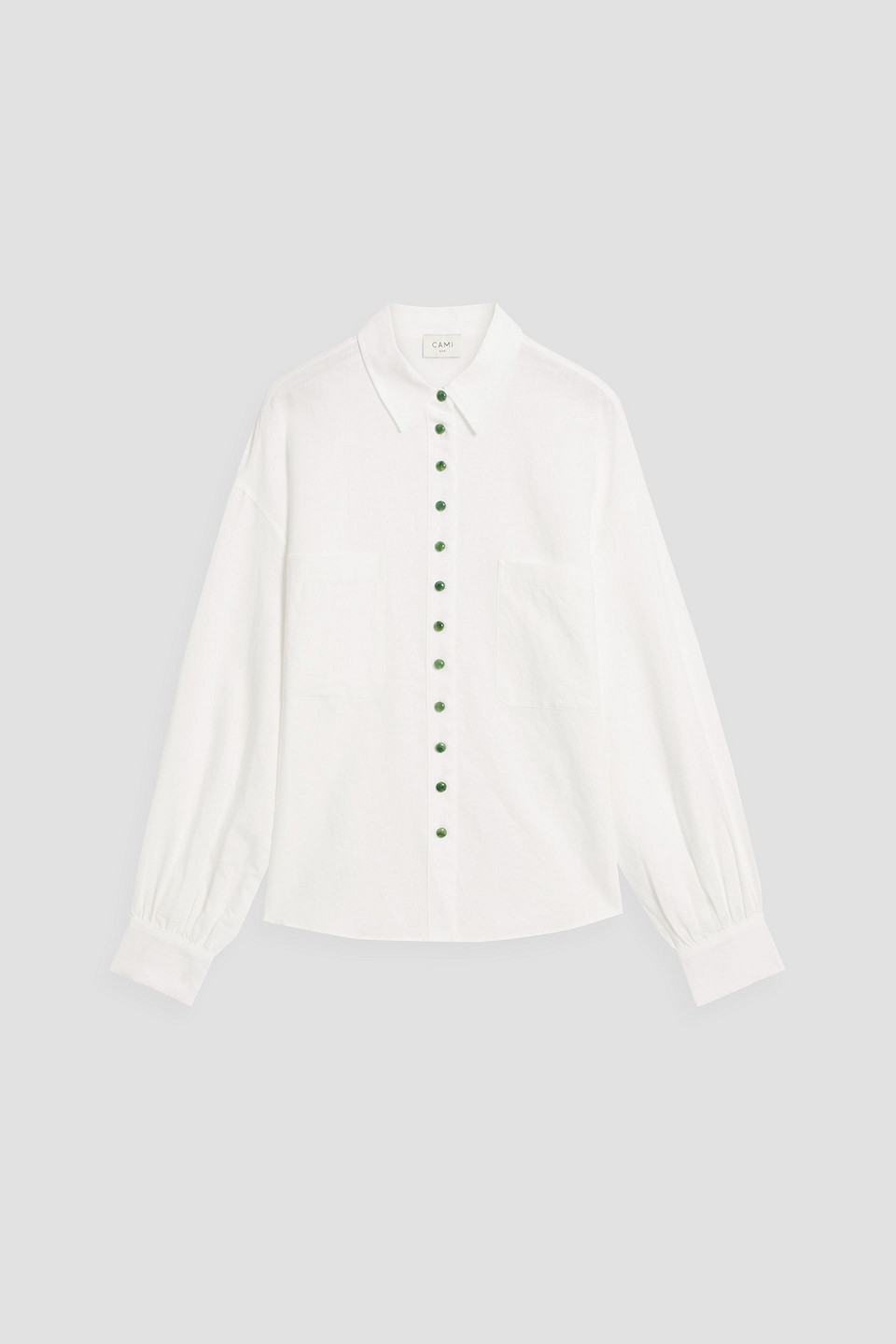 Cami NYC Belkis cotton and linen-blend shirt