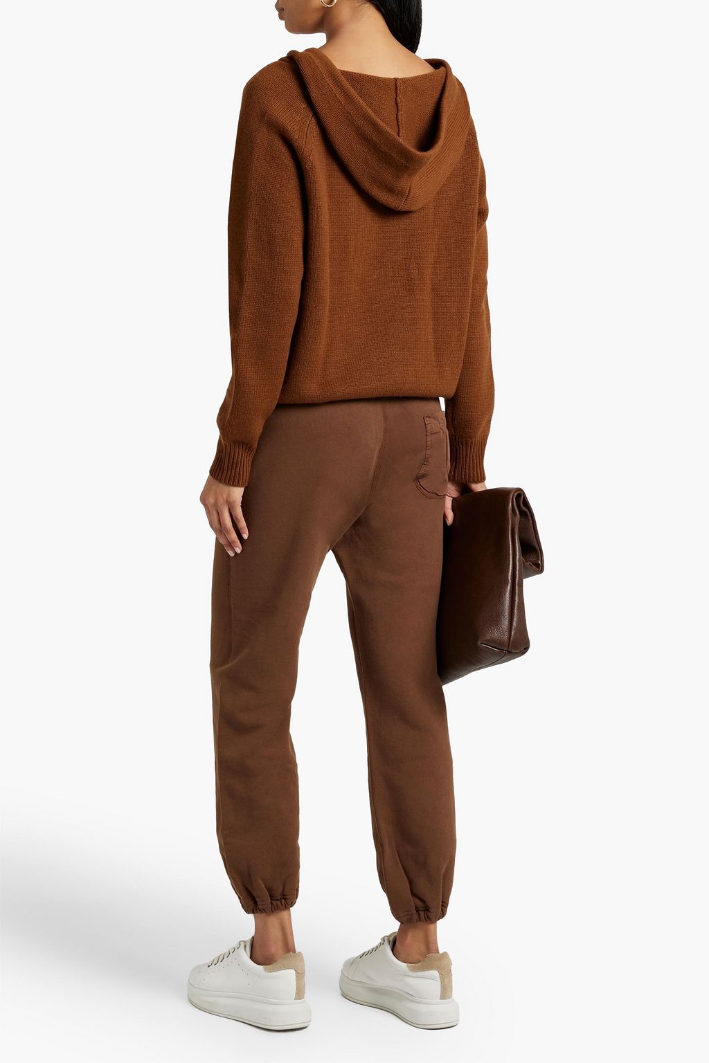 NILI LOTAN French cotton-terry track pants
