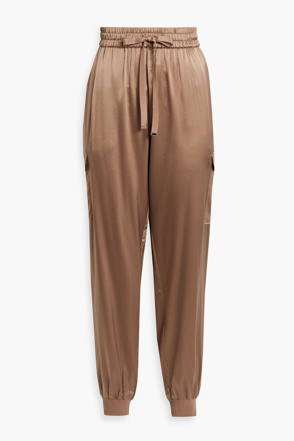 Cami NYC Elsie silk-blend satin track pants