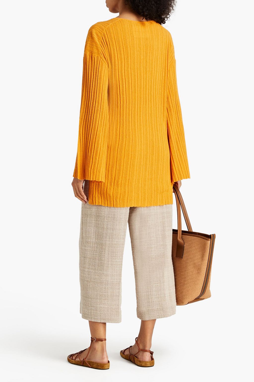 BY MALENE BIRGER كنزة رياضية «إيريساندرا» من نسيج بحبكة مضلّعة