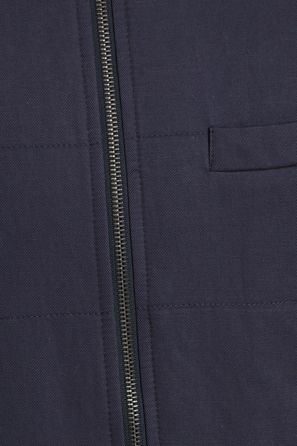 120% LINO Linen and cotton-blend twill vest
