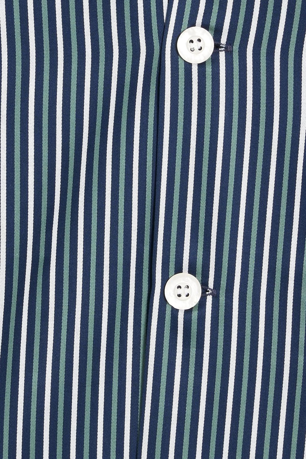 DEREK ROSE Wellington striped cotton-poplin pajama set