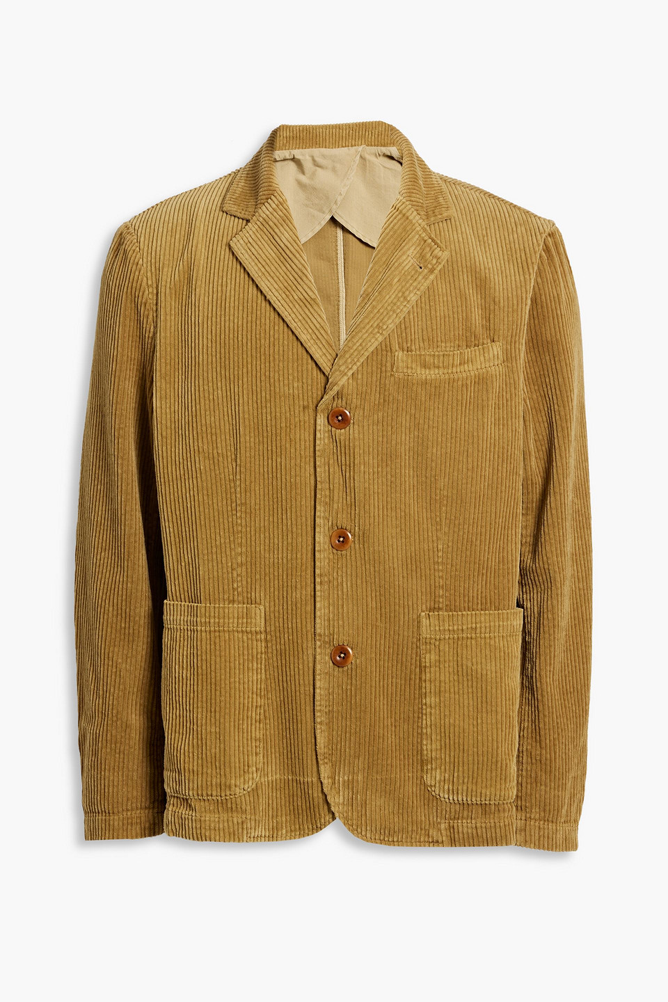 Alex Mill Cotton-corduroy Blazer In Mustard