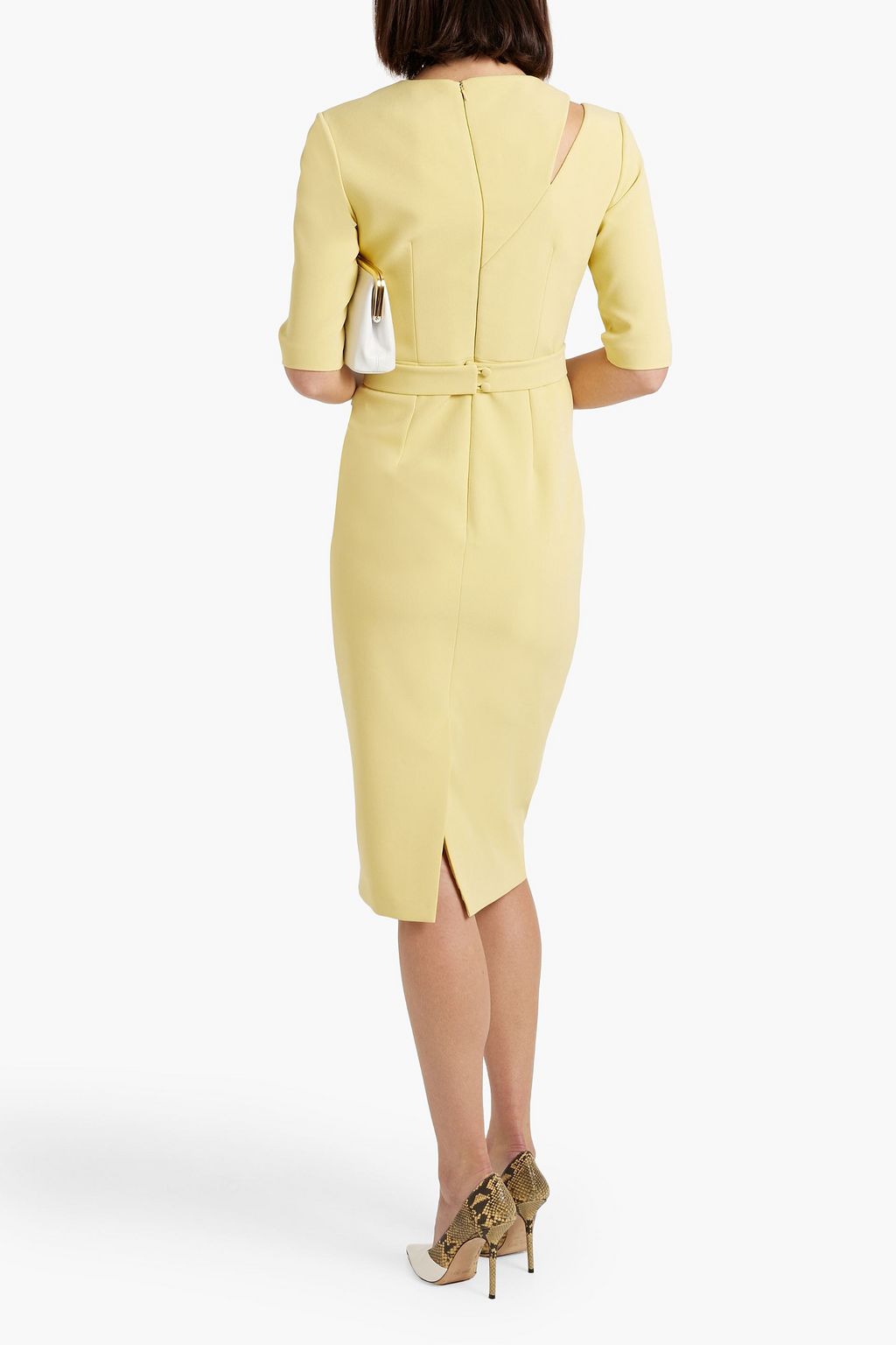 SAFIYAA Thara cutout crepe dress