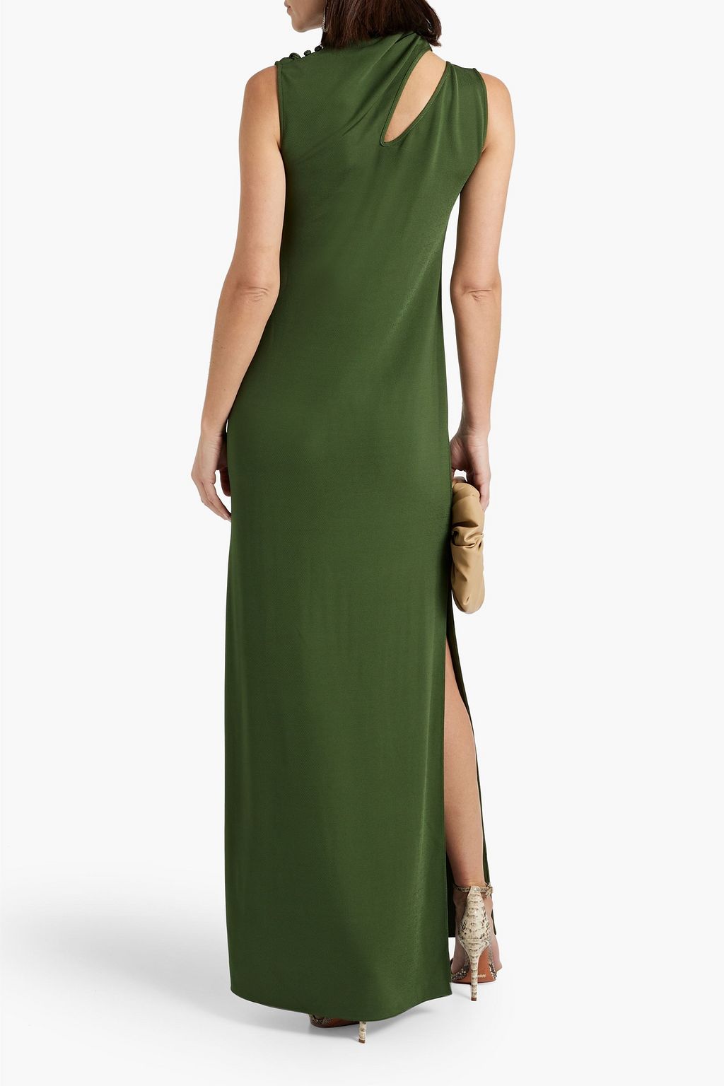 SAFIYAA Ifiona cutout jersey maxi dress