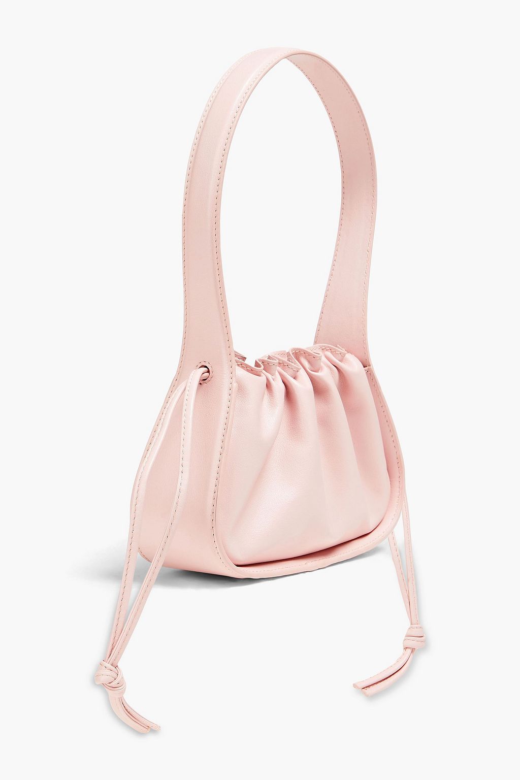 YUZEFI Scrunch mini leather shoulder bag