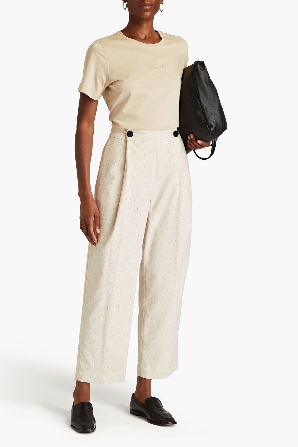 BY MALENE BIRGER Marittos Donegal twill straight-leg pants