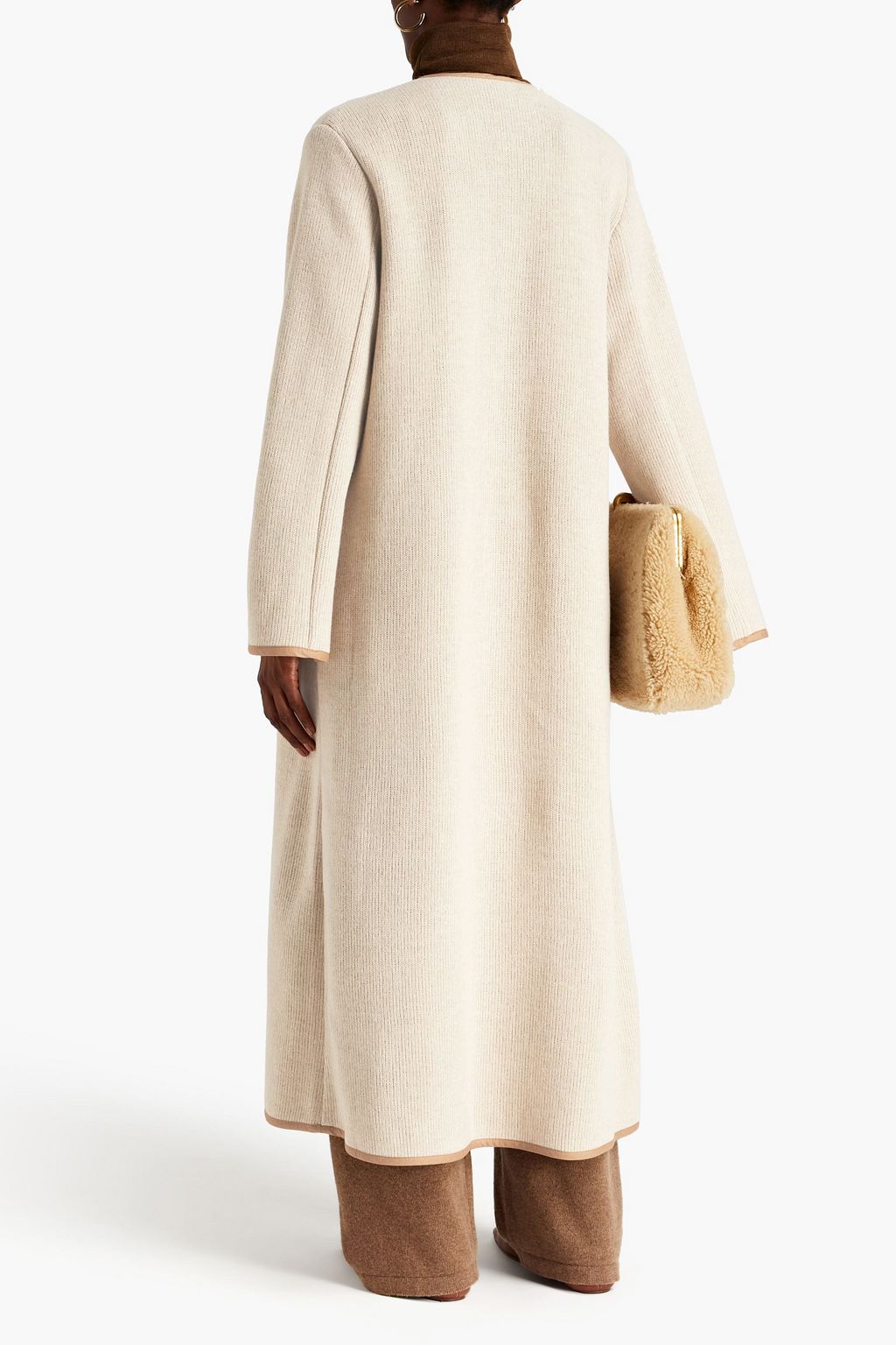 BY MALENE BIRGER Sophiea oversized two-tone wool-blend coat