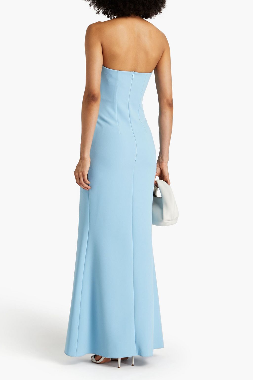 SAFIYAA Soshin strapless stretch-crepe gown