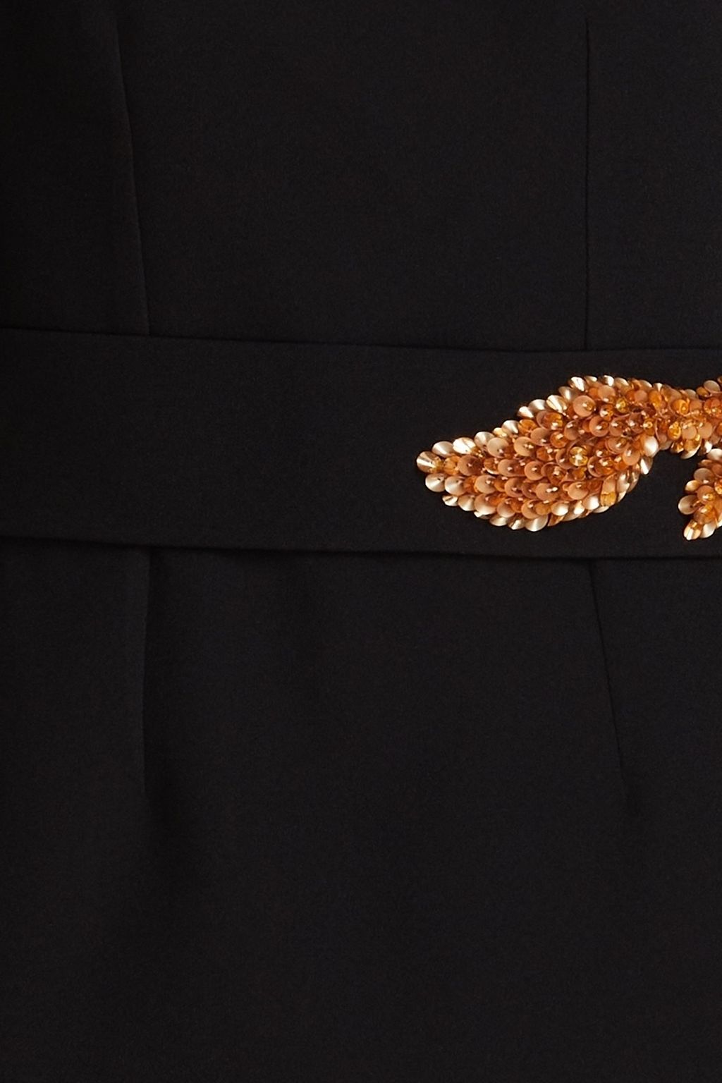 SAFIYAA Starling off-the-shoulder embellished crepe dress
