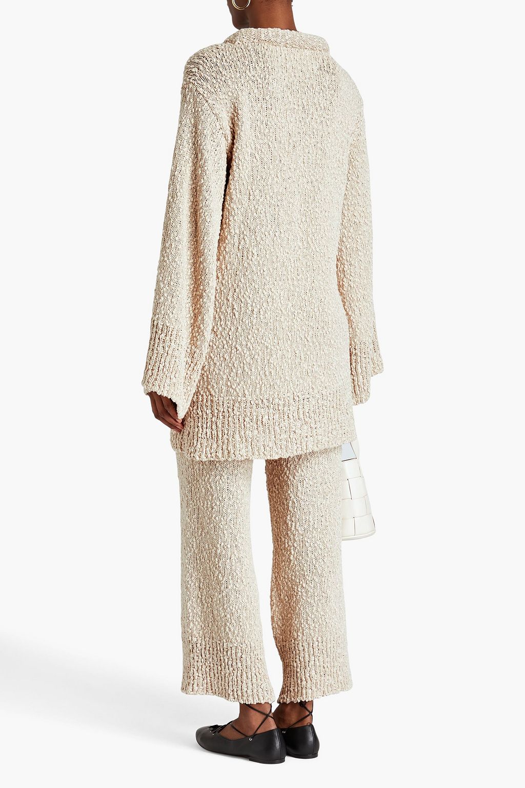 BY MALENE BIRGER 부클레 니트 코튼 리넨 혼방 튜닉