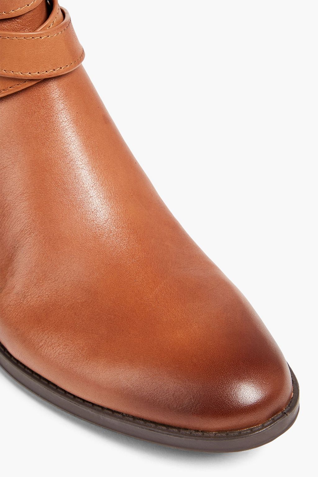 SAM EDELMAN Pansy burnished leather boots