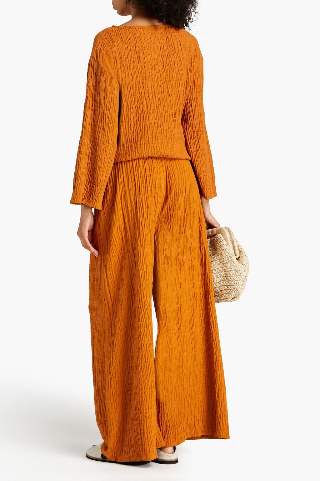BY MALENE BIRGER Florince seersucker top