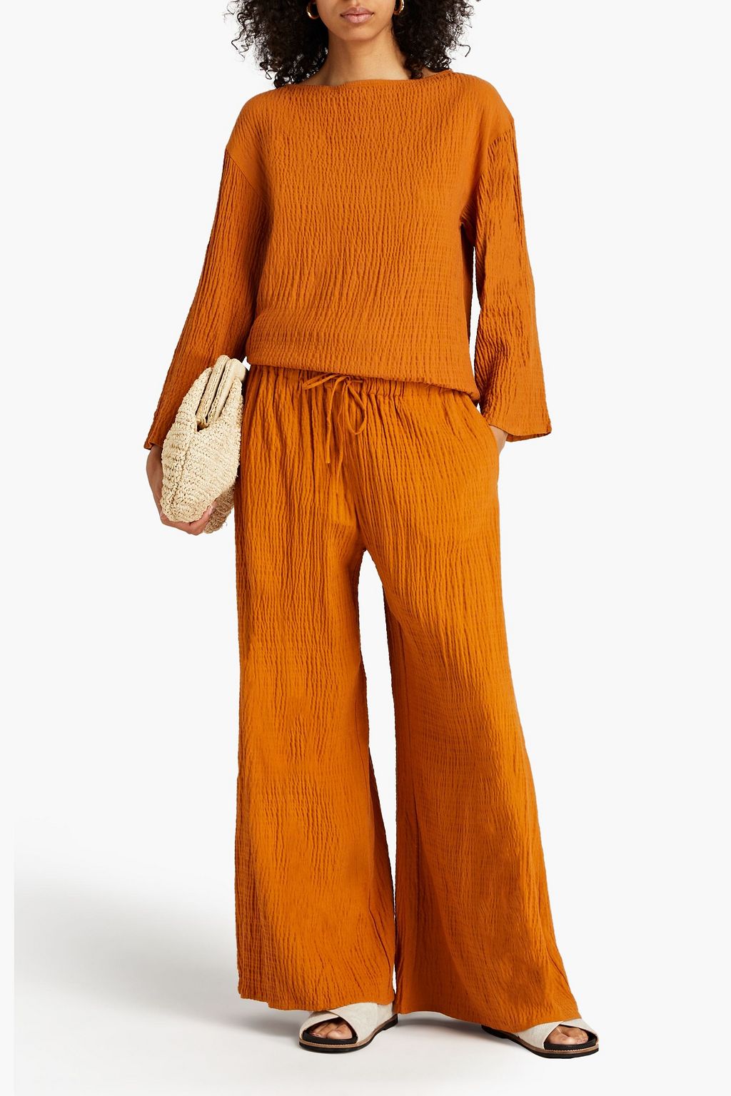 BY MALENE BIRGER Florince seersucker top