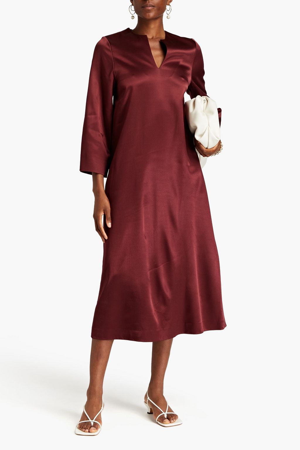 BY MALENE BIRGER Sandine satin-crepe midi dress