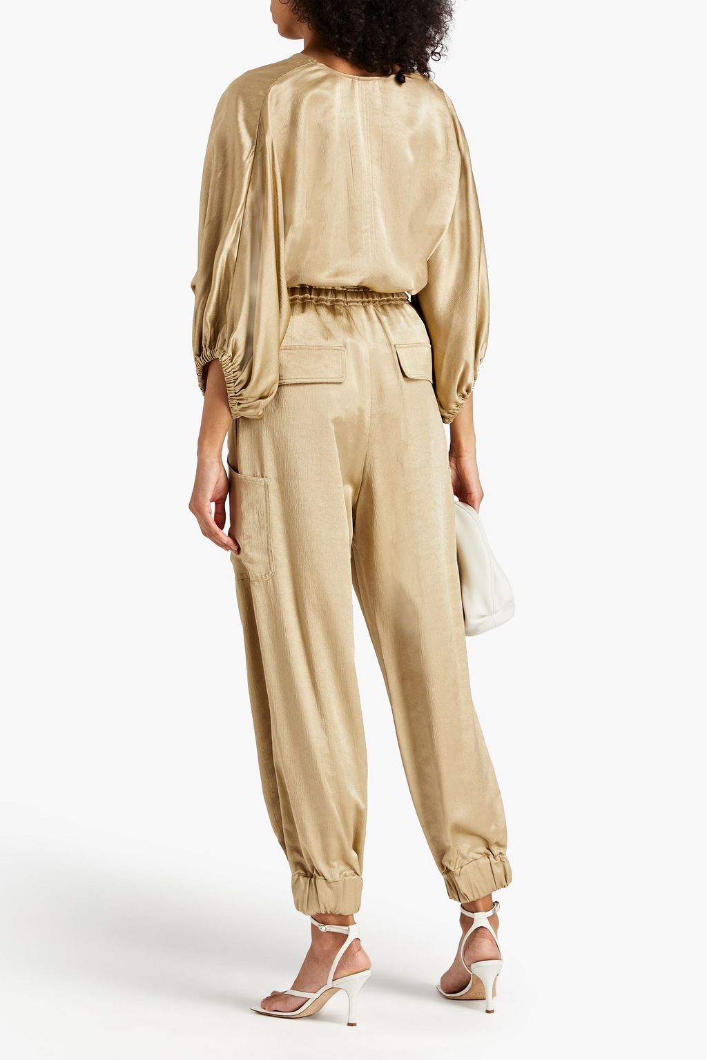 BY MALENE BIRGER بلوزة «بيامونتس» من كريب الساتان
