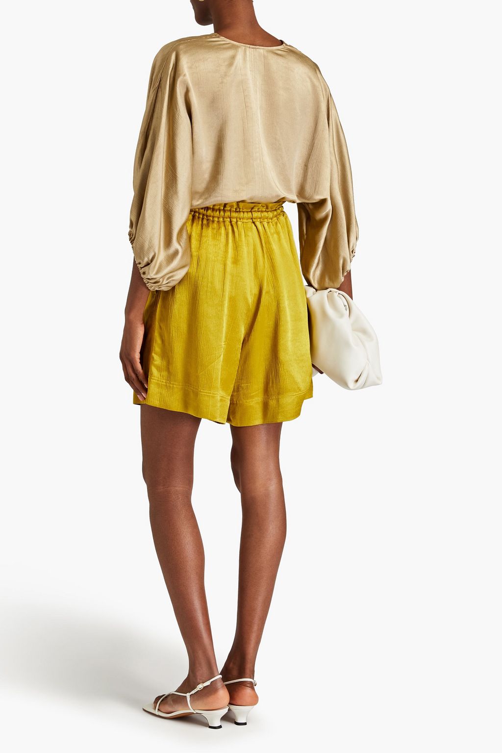 BY MALENE BIRGER サテンクレープ ショートパンツ
