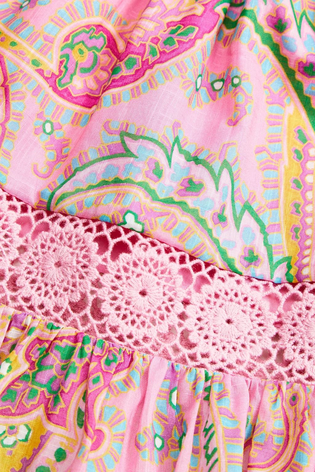 ZIMMERMANN Kids Teddy paisley-print cotton top