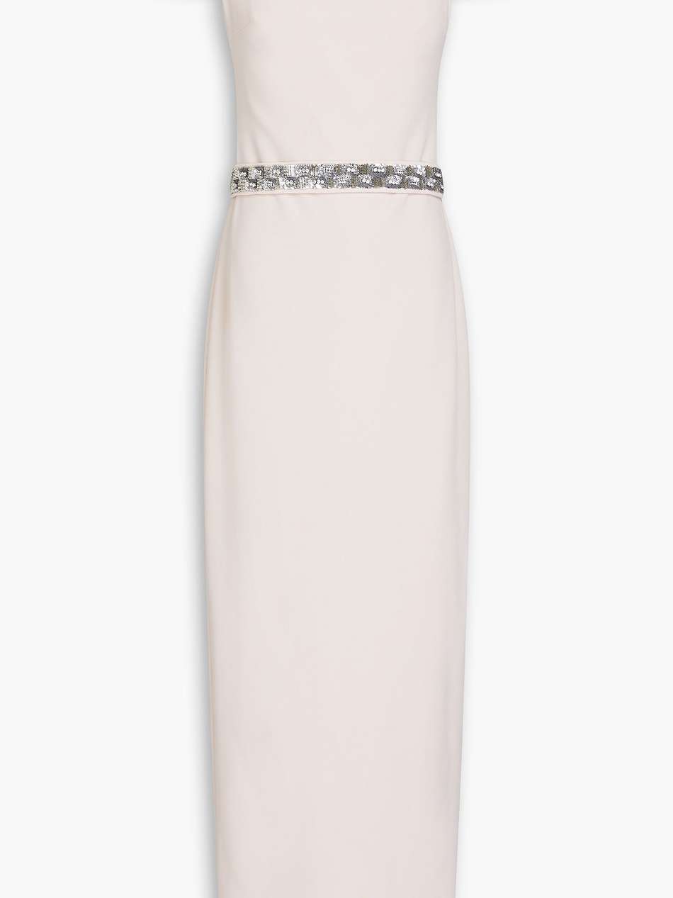 magali embellished  crepe gown