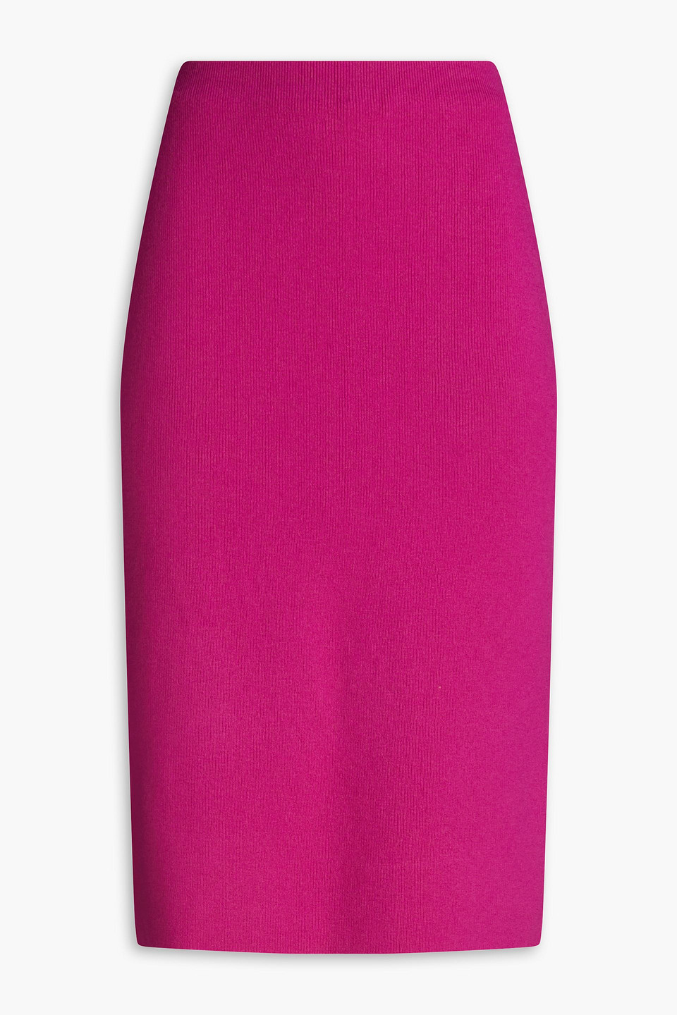Arch4 Honey Ribbed Cashmere Skirt In Fuchsia