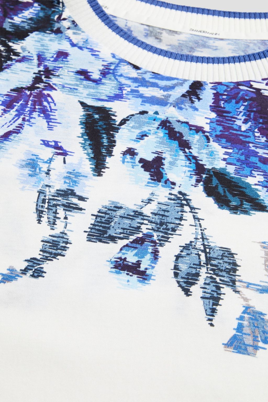 ZIMMERMANN Kids Aliane T-Shirt aus Baumwoll-Jersey mit floralem Print