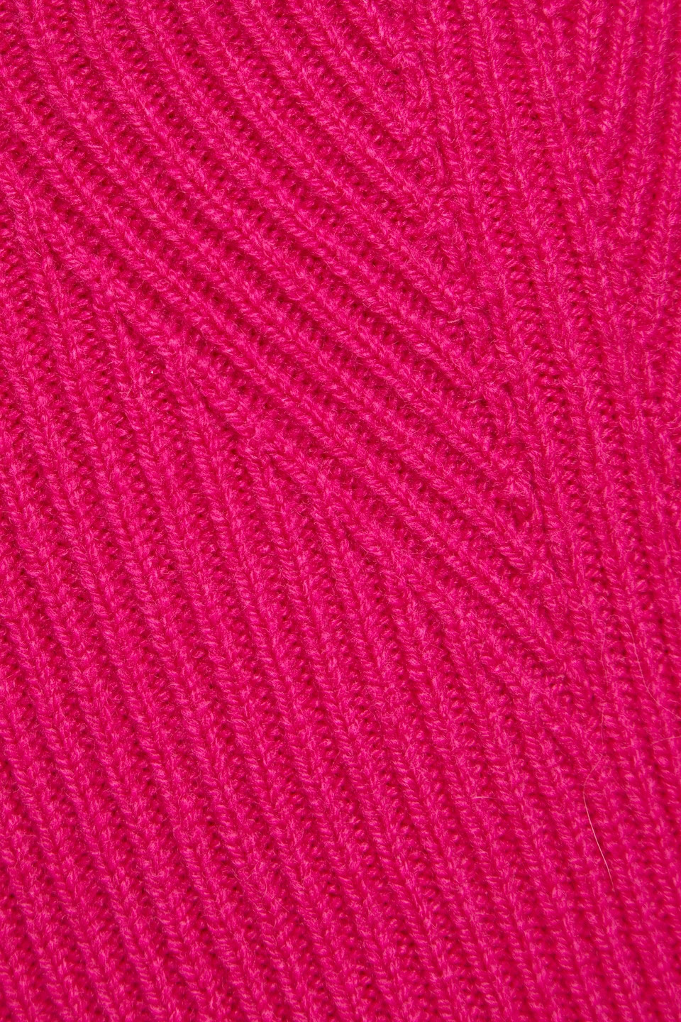 Shop Arch4 Amandine Convertible Ribbed Cashmere Sweater In Fuchsia