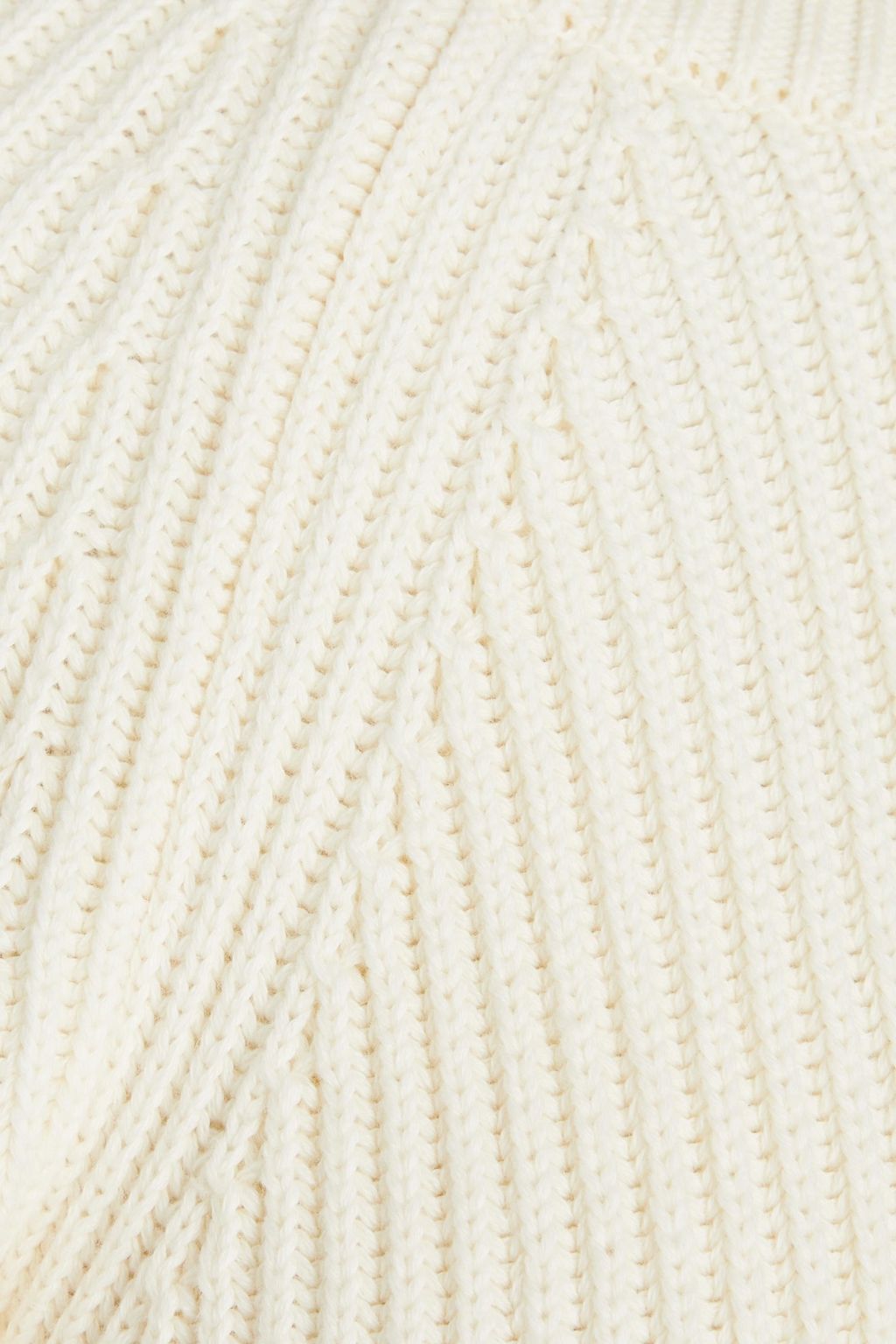 LVIR Gerippter Pullover aus Baumwolle mit Cut-outs