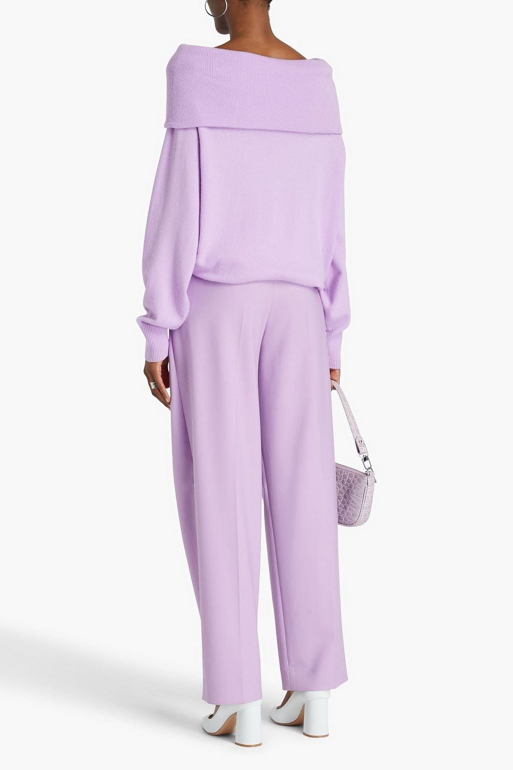 ARCH4 Victoria off-the-shoulder cashmere sweater