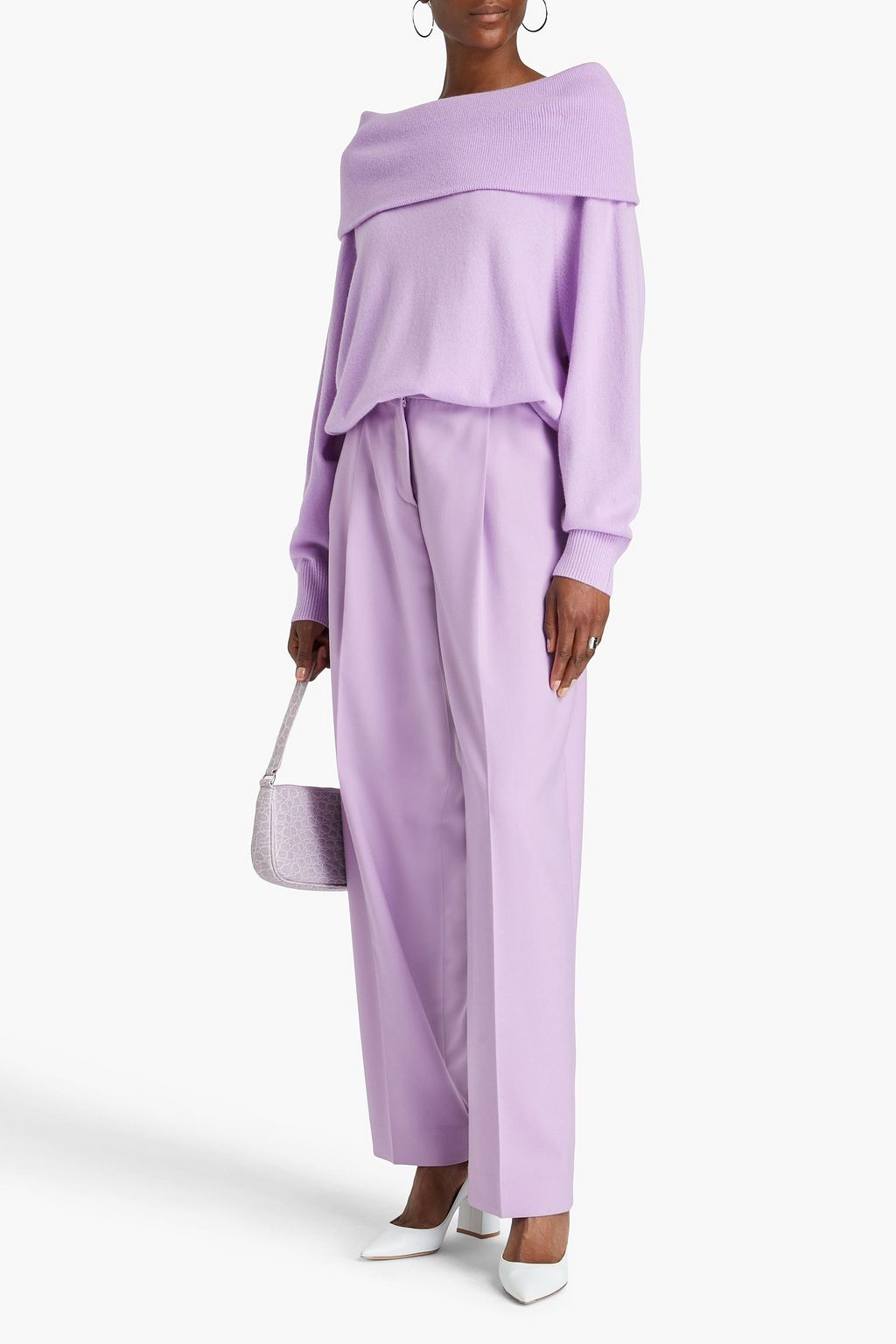 ARCH4 Victoria off-the-shoulder cashmere sweater