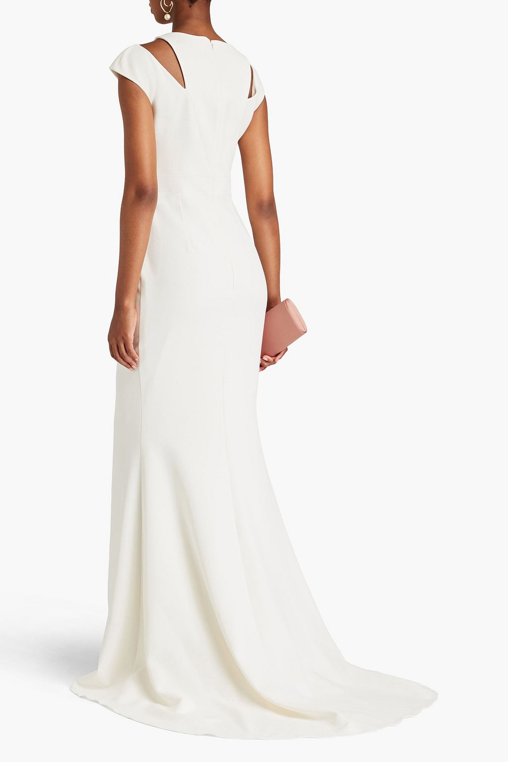 SAFIYAA Ambrosia cutout crepe gown