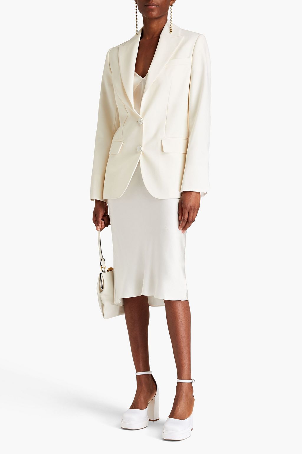 NINA RICCI Stretch-wool twill blazer