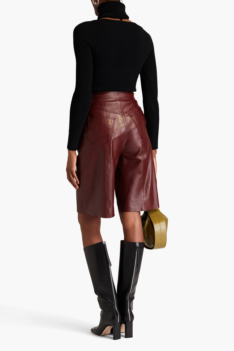 ARCH4 AMANDINE CONVERTIBLE RIBBED CASHMERE SWEATER