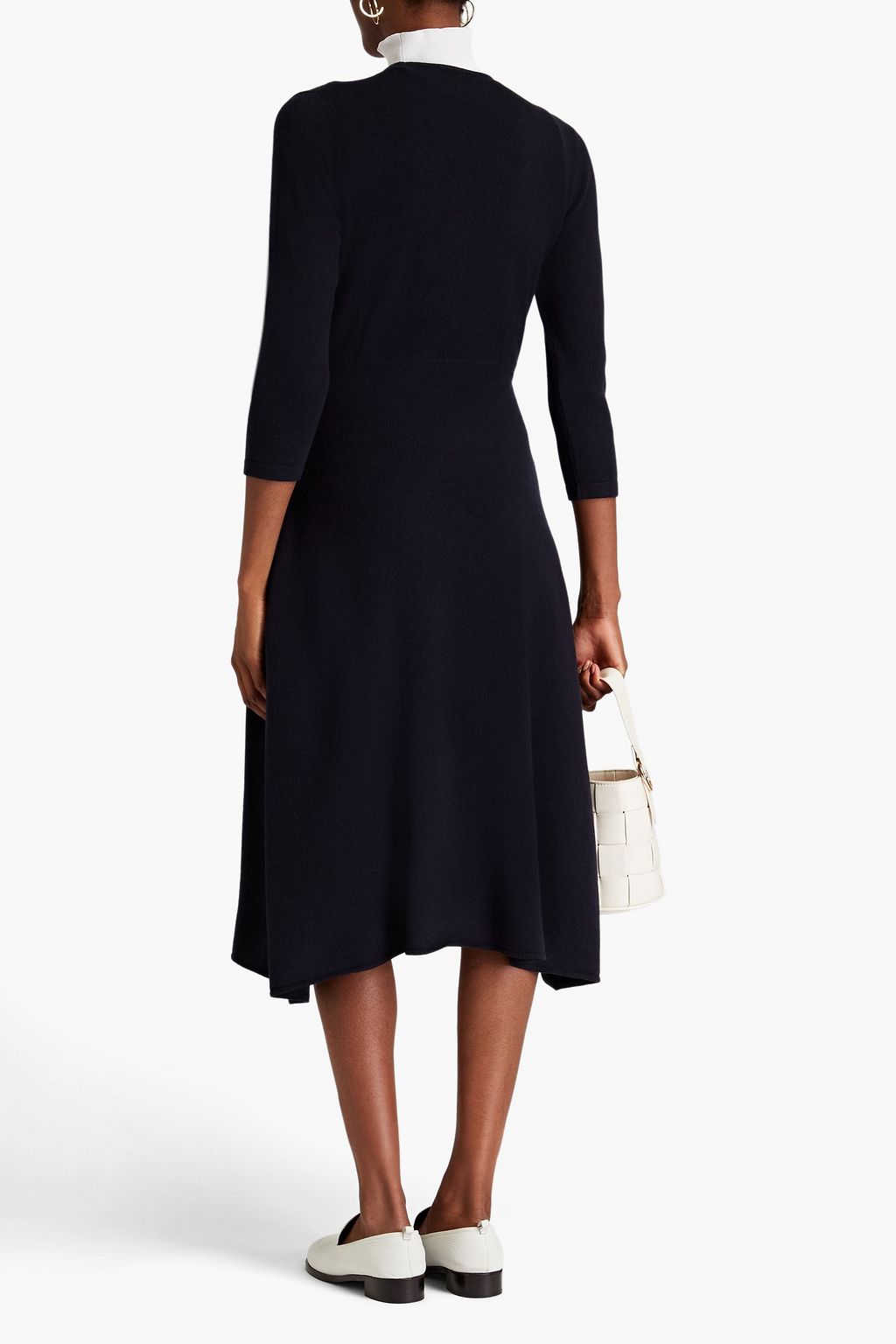 ARCH4 Florentina cashmere midi wrap dress